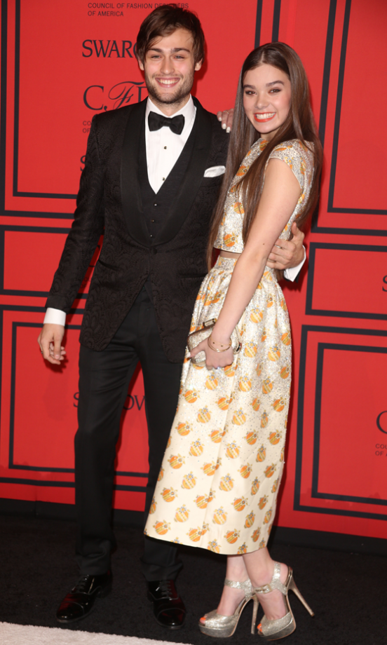 Douglas Booth And Hailee Steinfeld At The CFDA Fashion Awards, 2013