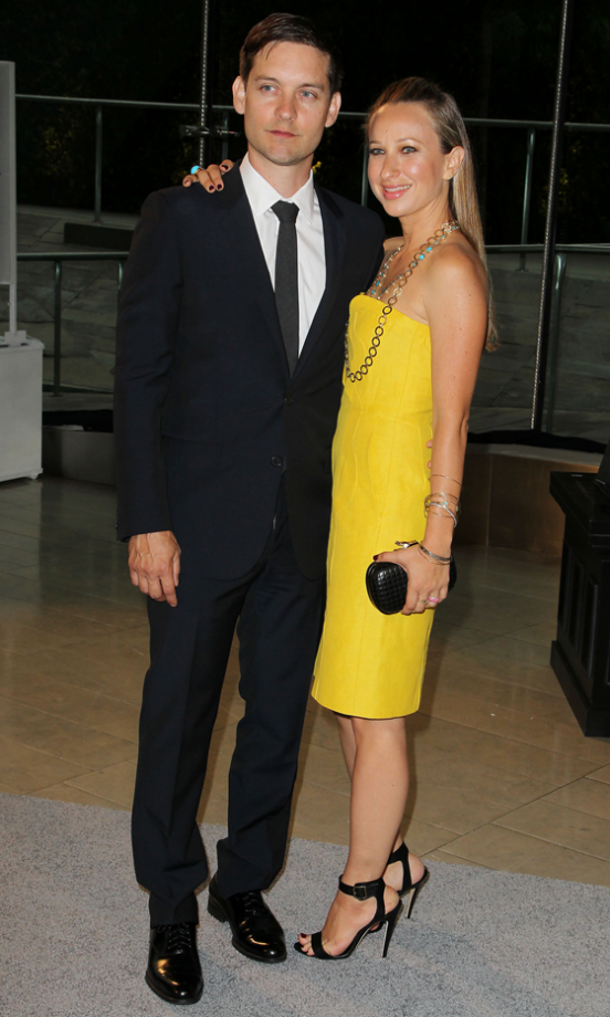 Tobey Maguire And His Wife At The CFDA Fashion Awards, 2013