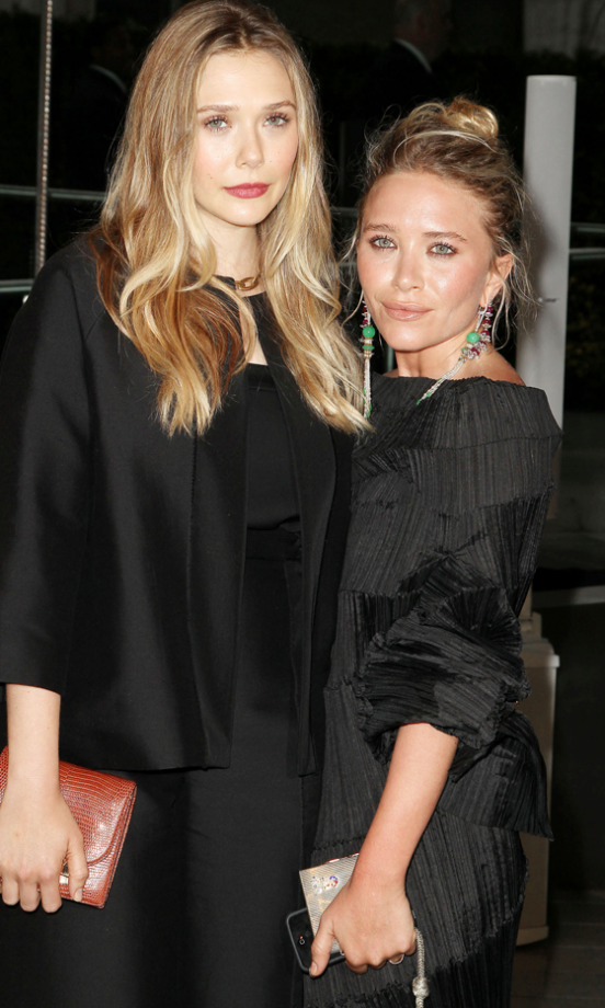 Elizabeth Olsen And Mary-Kate Olsen At The CFDA Fashion Awards, 2013