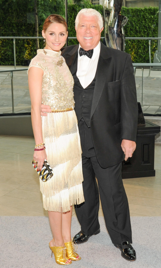 Olivia Palermo And Dennis Basso At The CFDA Fashion Awards, 2013