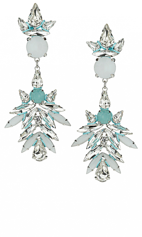 Topshop Rhinestone Thread Earrings, £30