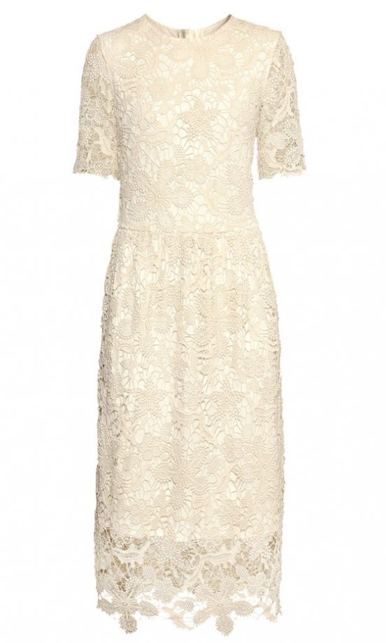 H&M Lace Midi Dress, £39.99