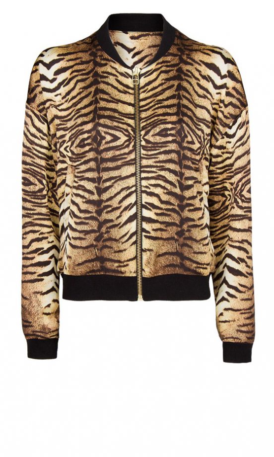 Mango Animal Print Bomber Jacket, £44.99
