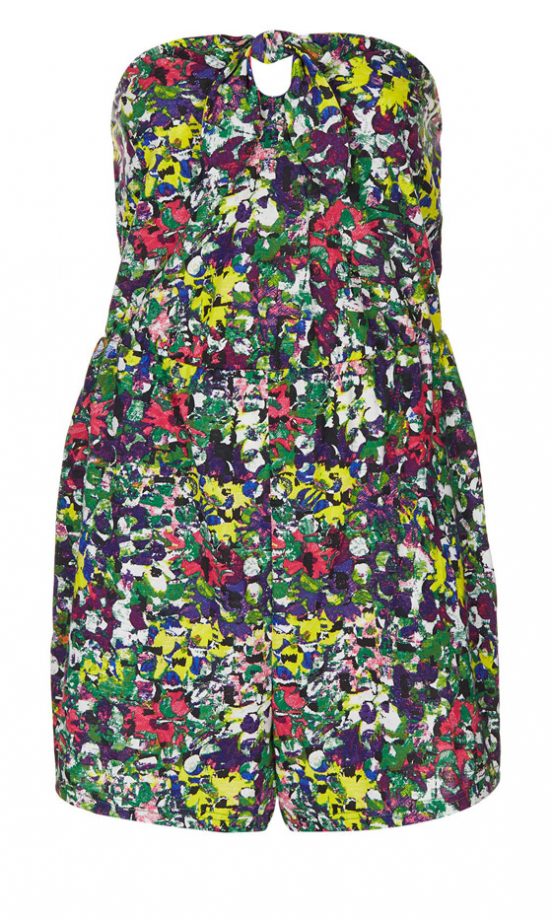 Topshop Printed Playsuit, £25