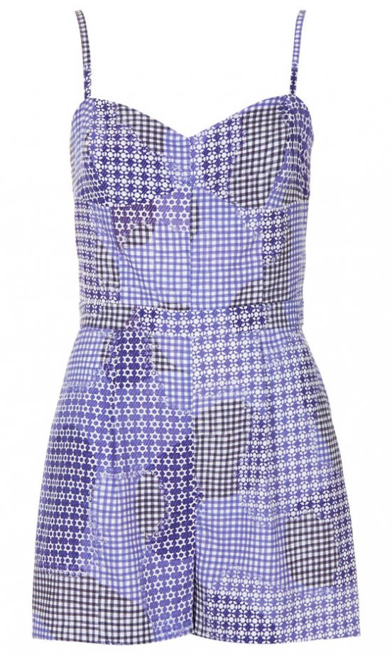 Topshop Printed Playsuit, £48