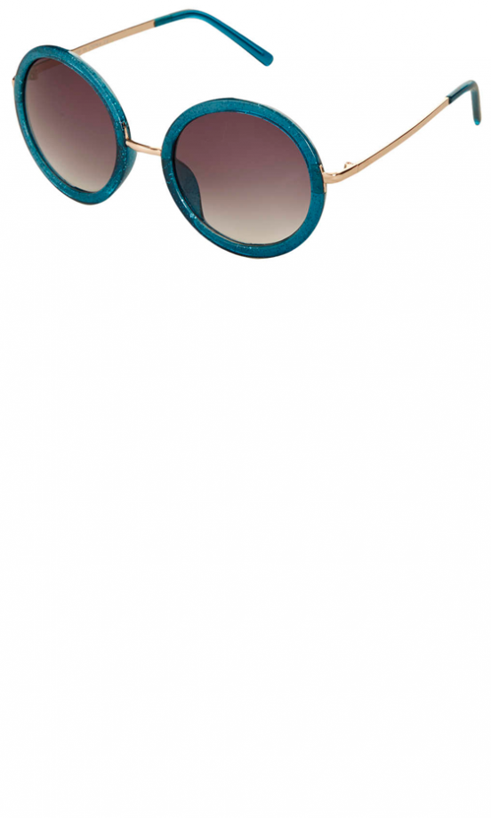 Topshop Glitter Round Sunglasses, £16