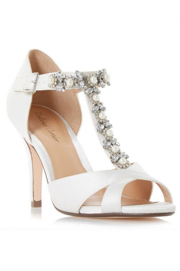 Roland Cartier Madelyn Embellished T-bar Court Shoes, £60, House Of Fraser