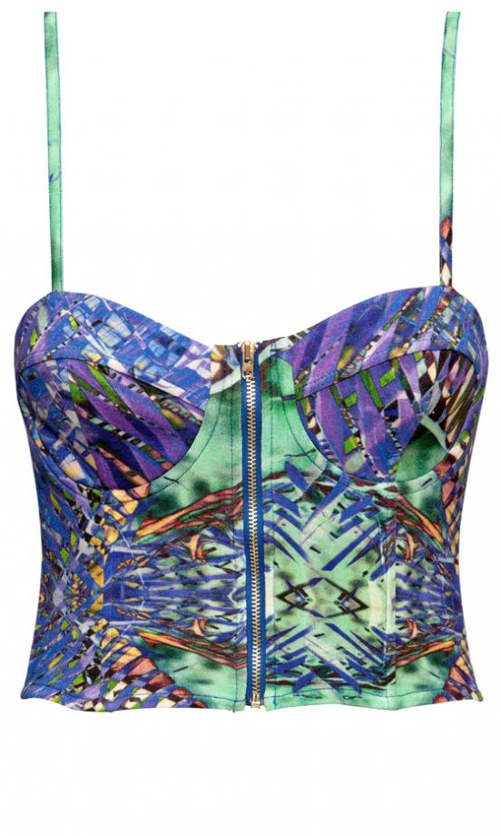 H&M Zip Crop Top, £14.99