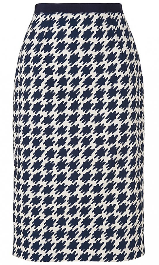 Jaeger At John Lewis Dogstooth Skirt, £140