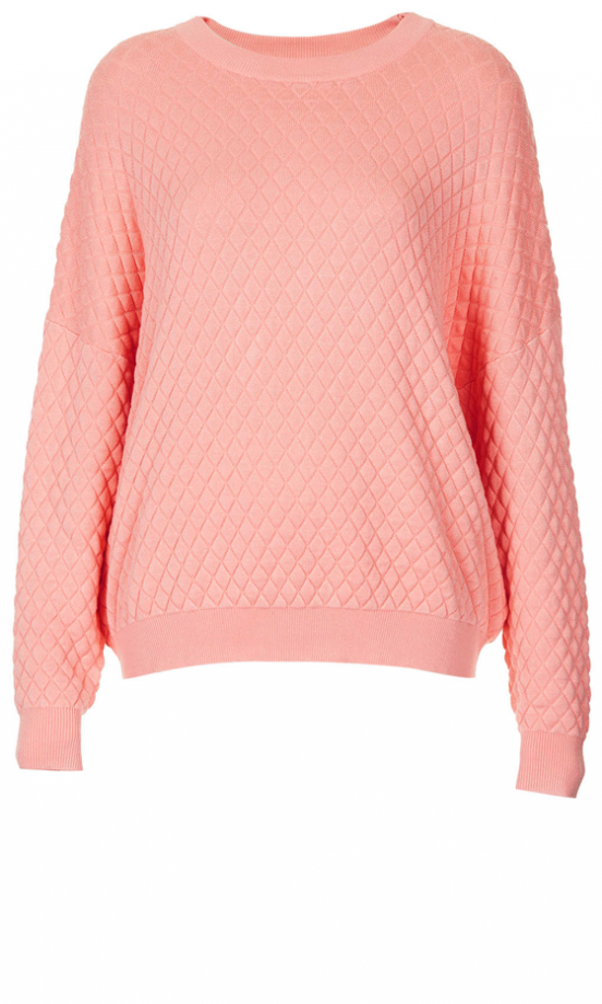 Topshop Knitted Quilted Sweater Jumper, £38
