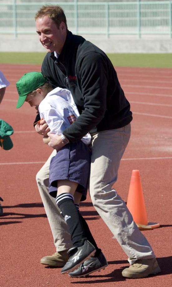 Prince William taking Part In A Coaching Progamme In Botswana, 2010
