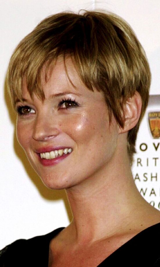 Kate Moss's Iconis Short Hairstyle