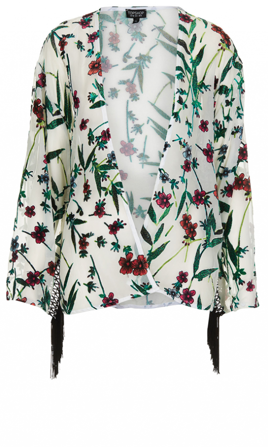 Topshop Poppy Devore Kimono, £45