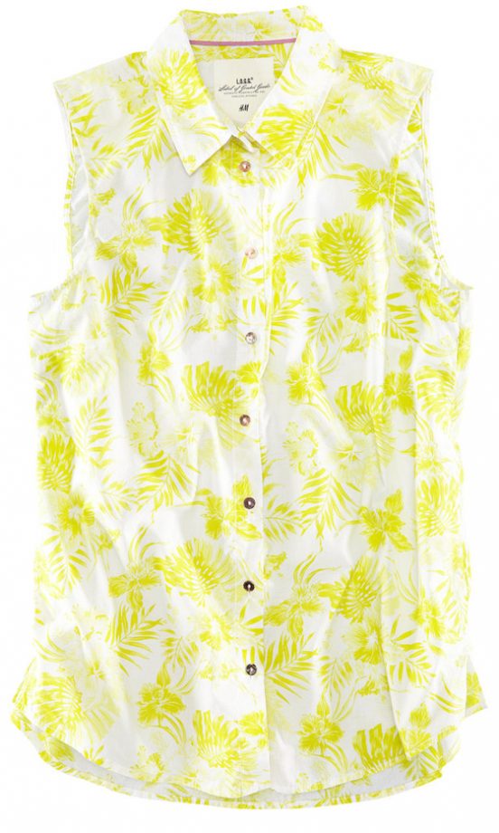 H&M Sleeveless Shirt, £7.99