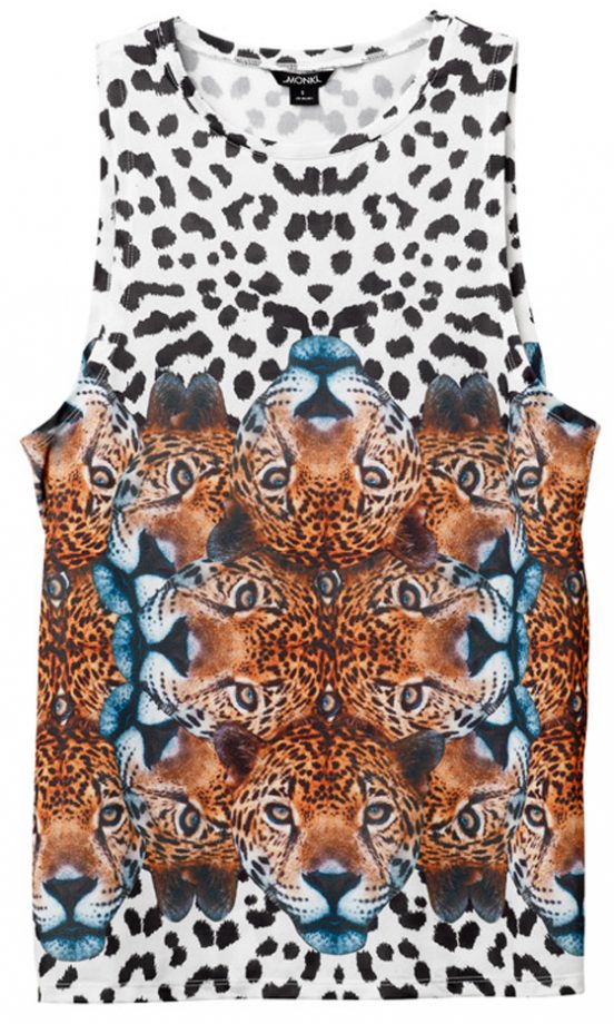 Monki Mirror Print Top, £12