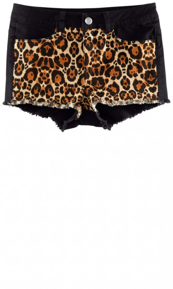 H&M Leopard Print Shorts, £12.99