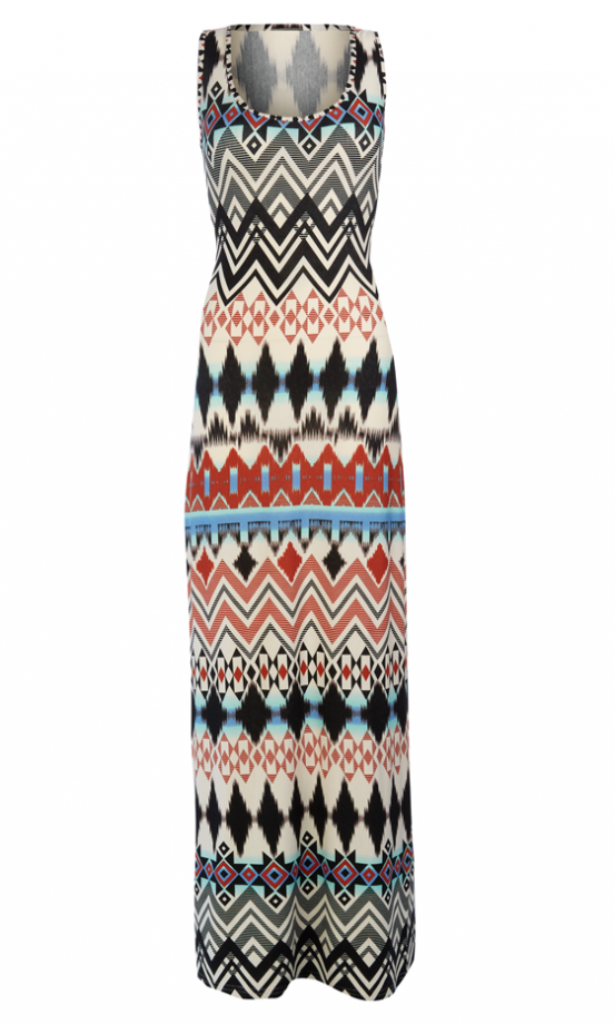 Primark Aztec Maxi Dress, £10