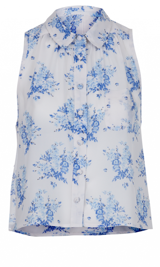 Primark Floral Sleeve Blouse, £8