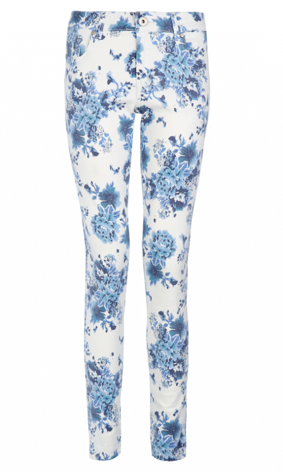 Primark Floral Jeans, £13