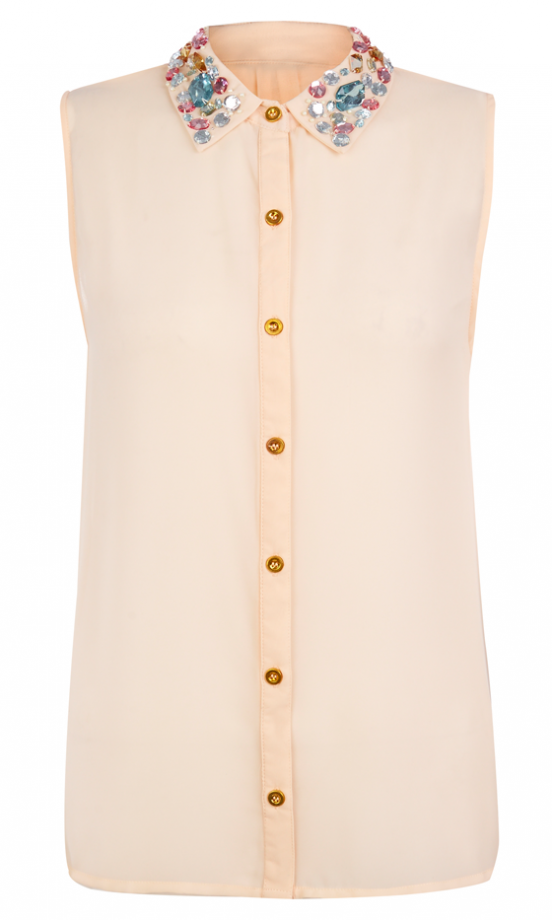 Primark Gem Collared Blouse, £10