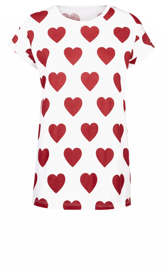 Primark Heart Print T-Shirt, £4