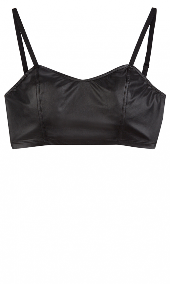 Primark Faux Leather Bralette, £4