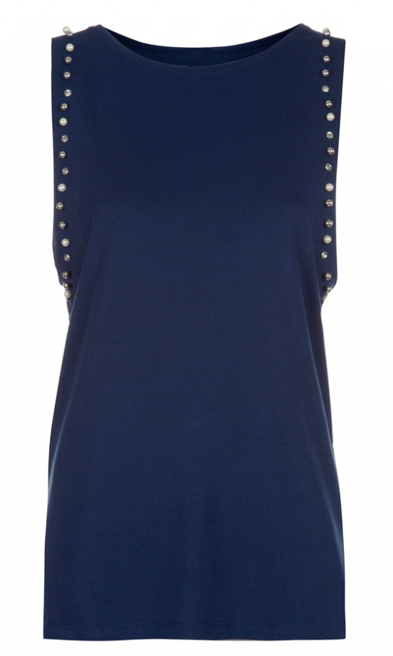 Primark Pearl Trim Top, £5