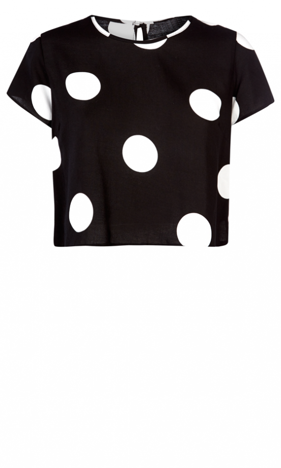 Primark Spotted Crop Top, £8