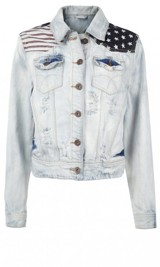 Primark Stars And Stripes Denim Jacket
