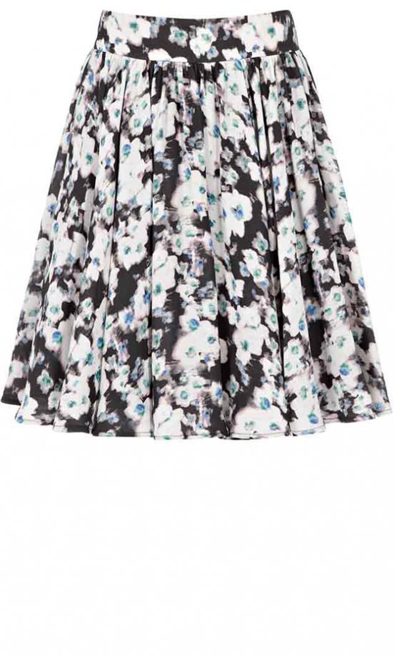 Reiss Daisy Print Skirt, £110