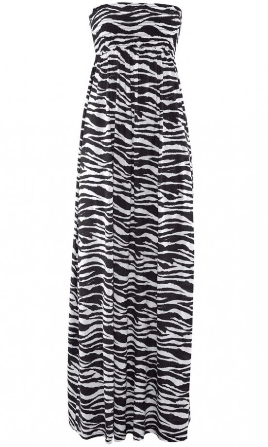 H&M Zebra Maxi Dress, £14.99