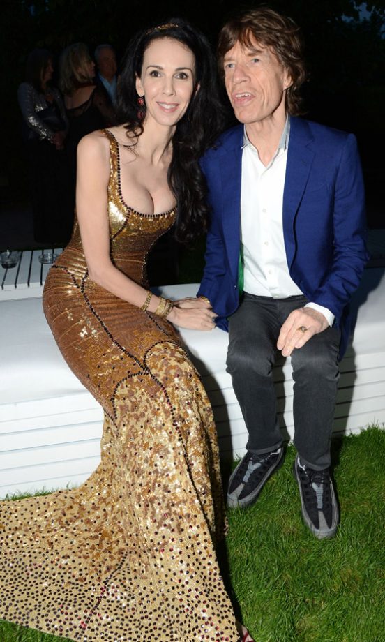 L'Wren Scott And Mick Jagger At The Serpentine Summer Party, 2013