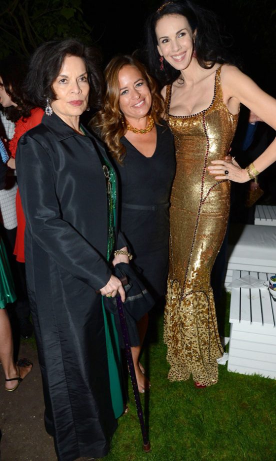 Jade Jagger, Bianca Jagger And L'Wren Scott At The Serpentine Summer Party, 2013