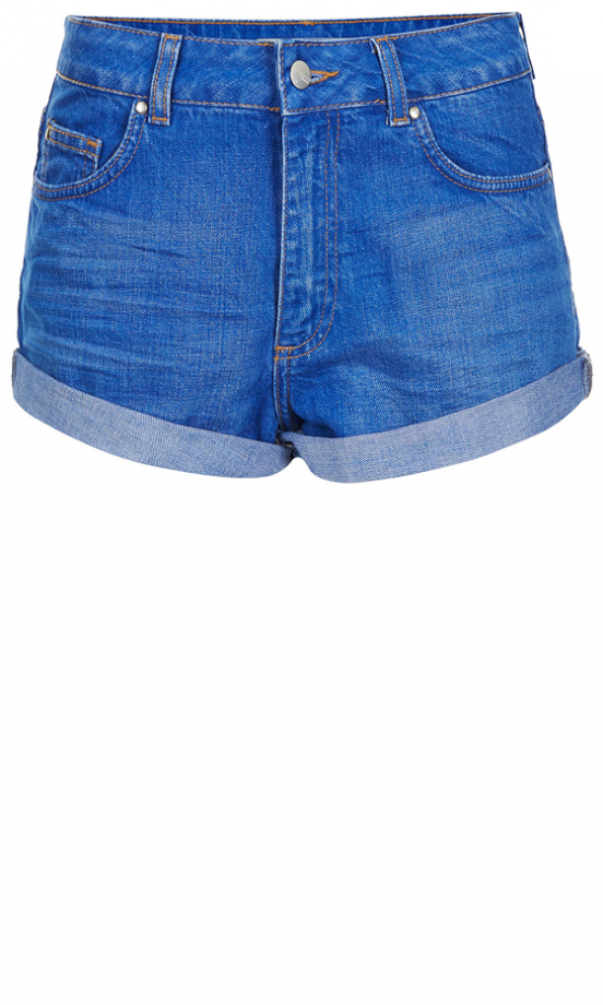 Topshop High Waisted Denim Shorts, £28
