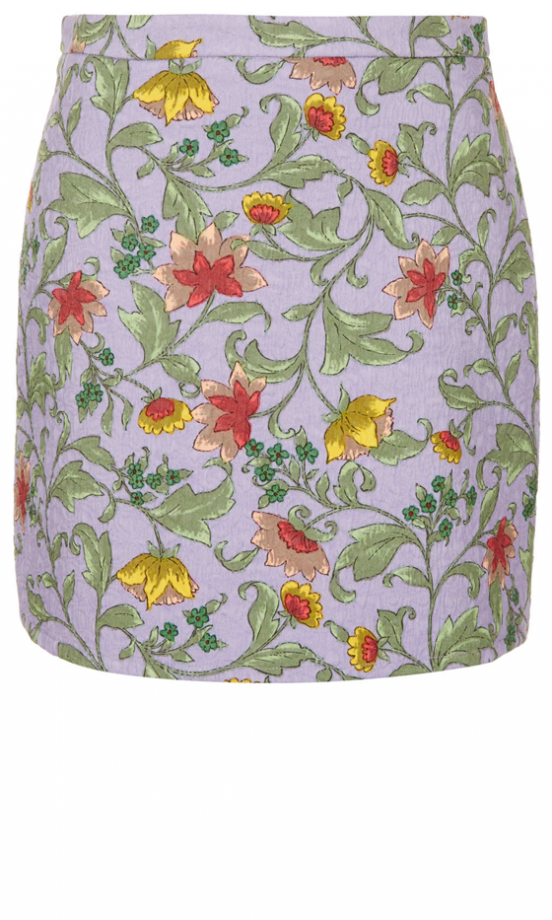 Topshop Quilted Floral Skirt By Boutique, £75
