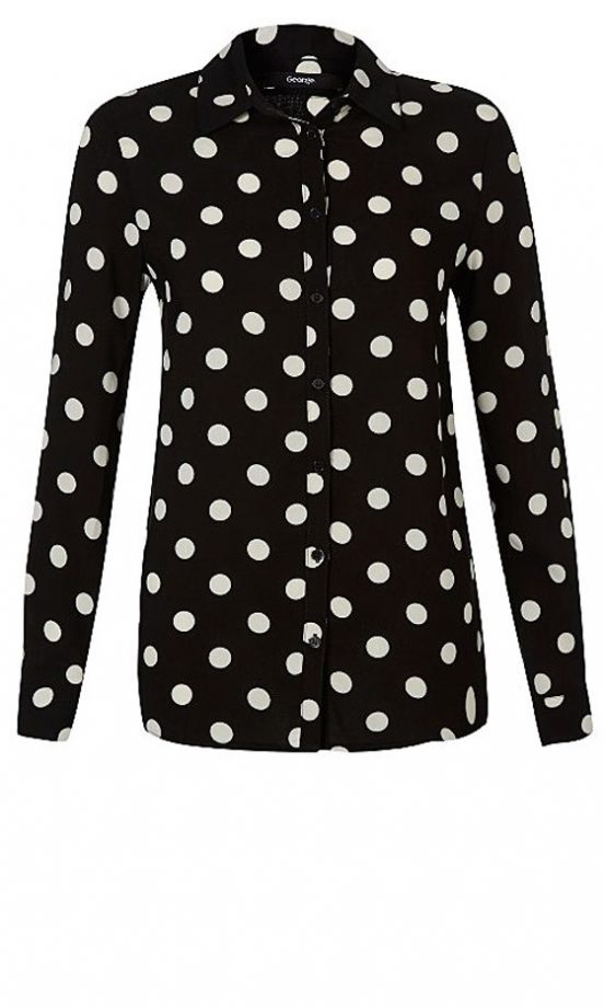 George At Asda Polka Dot Shirt, £12