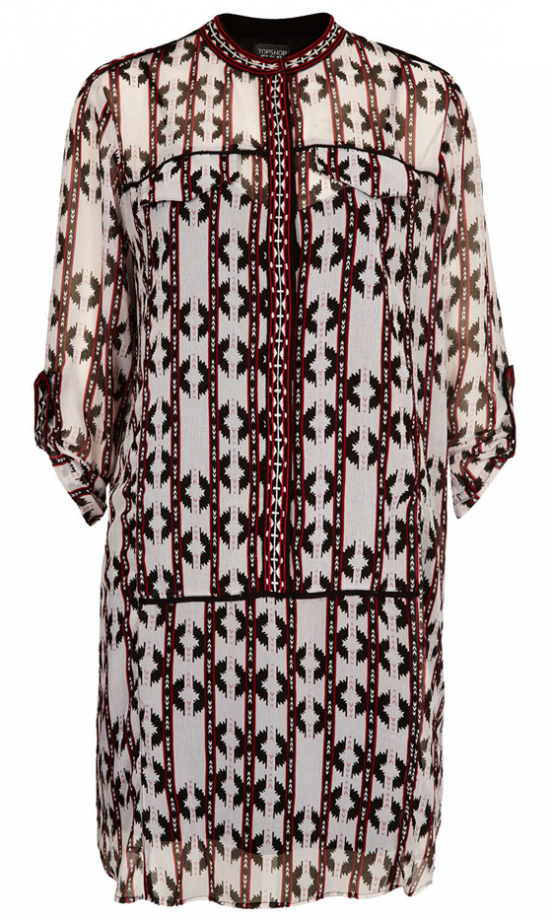 Topshop Aztec Printed Shirtdress, £46