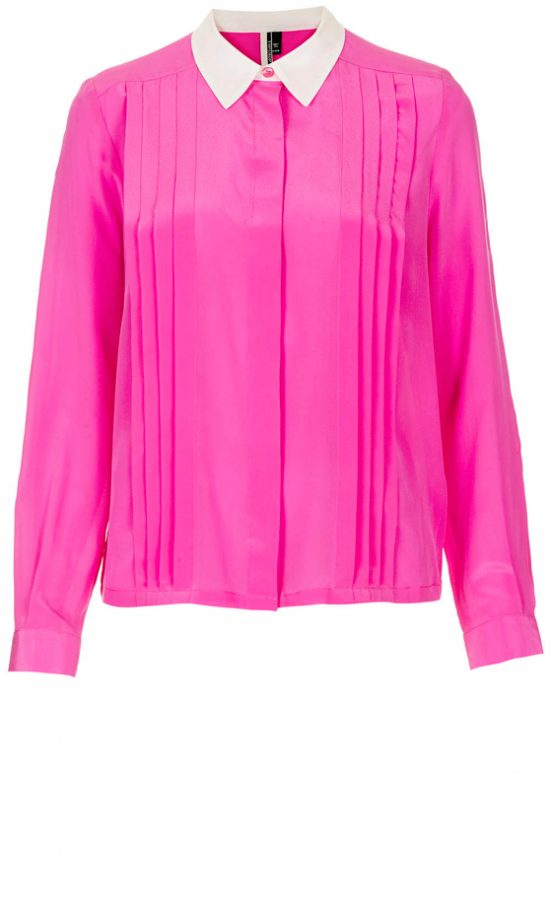 Topshop Silk Pleat Shirt, £48