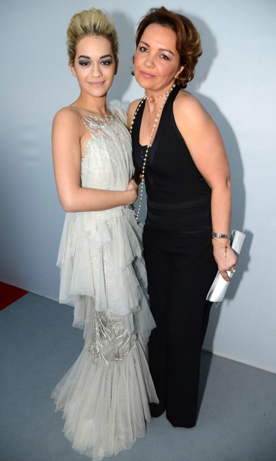 Rita Ora And Her Mum At The Women Of The Year Awards, 2013
