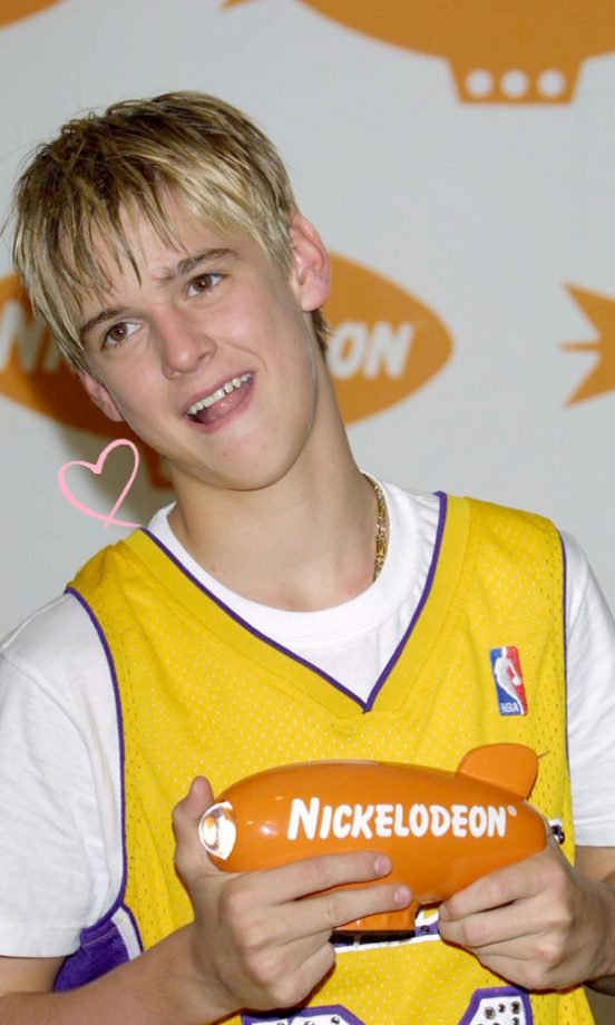 Aaron Carter At The Nickelodeon Awards In Los Angeles, 2001