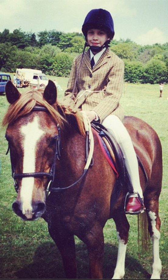 Alexa Chung Nails Equestrian Style At An Early Age