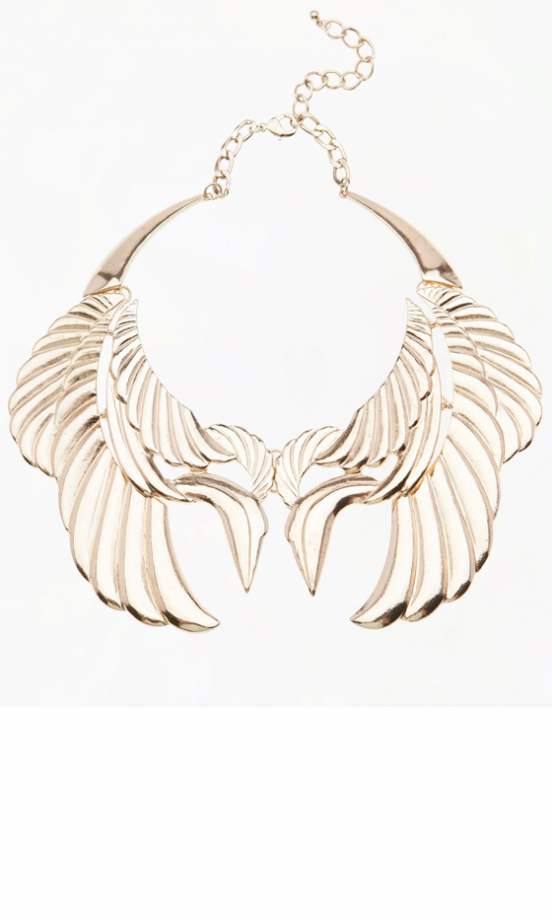 Bershka Swan Wings Necklace, £19.99