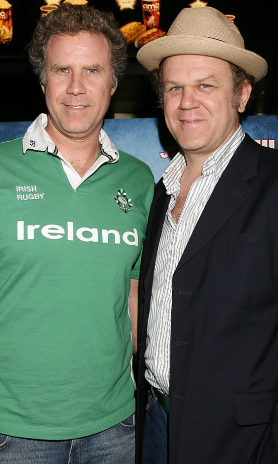 Will Ferrell And John C. Reilly Look Pretty Happy To Be Buddied Up At The Step Brothers Premiere In New York, 2008