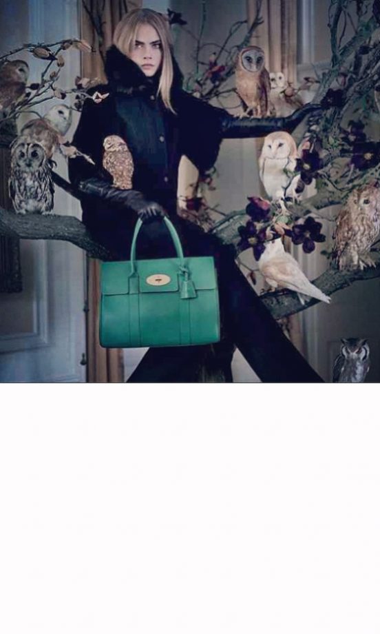 Cara Delevingne's Fierce Woodland Mulberry Shoot, 2013