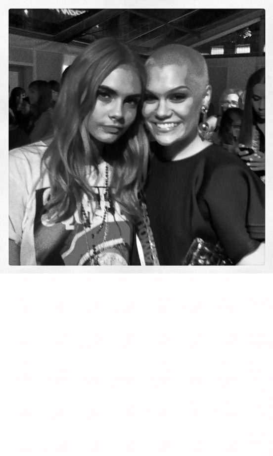 Cara Delevingne Congratulates Jessie J At Glamour's Women Of The Year Awards, 2013