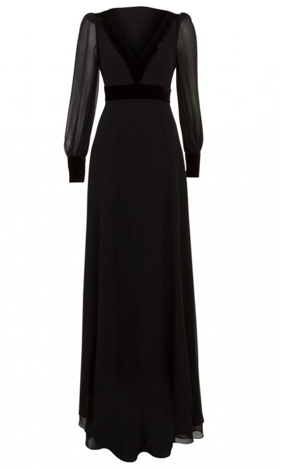 F&F Chiffon And Velvet Maxi, £35