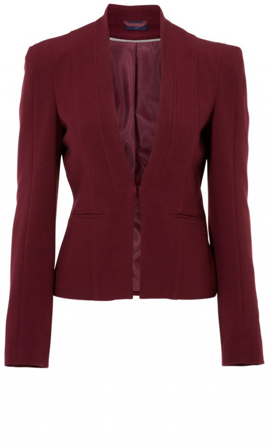 F&F Crop Burgundy Jacket, £25