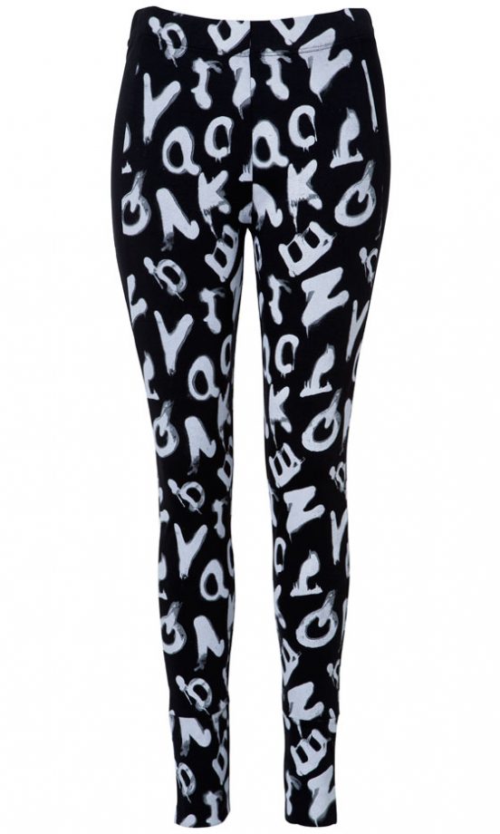 F&F Graffiti Print Leggings, £10