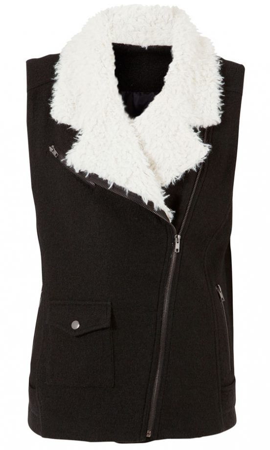 F&F Limited Edition Sleeveless Biker, £35