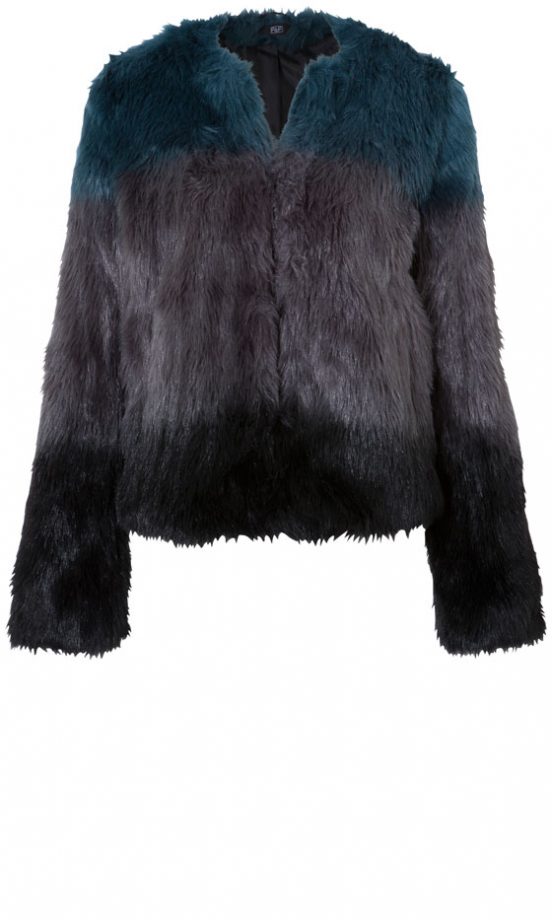 F&F Limited Edition Ombre Faux Fur Coat, £40